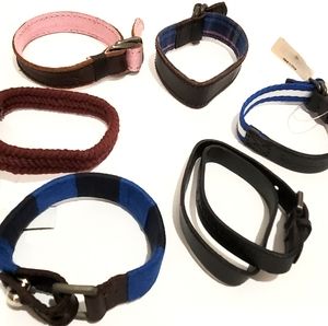 6pc AF HOLLISTER BRACELETS JUNIOR SIZE  NWOT ABERCROMBIE FITCH